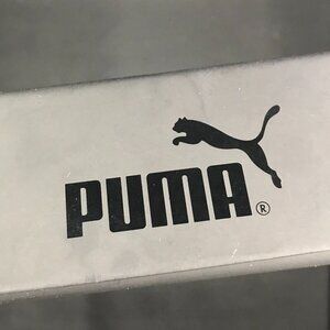 PUMA Triangle/Trifold eyeglass or sunglass case in black.  Folds flat